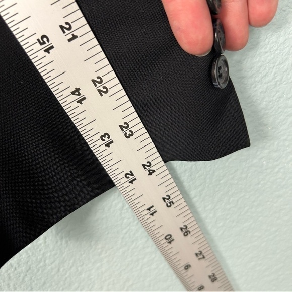 Vintage Brooks Brothers Black BrooksEase Wool Suit Blazer Jacket Size 40L - Picture 5 of 10